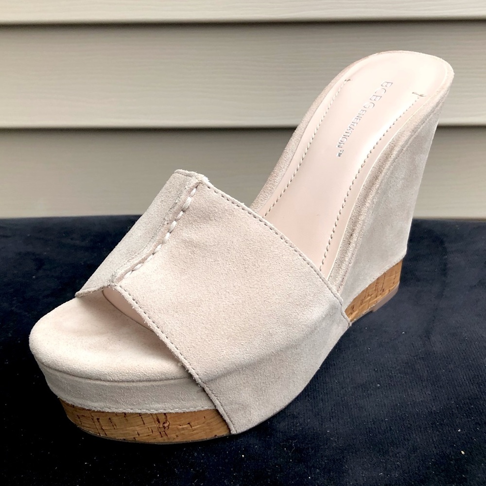 BCBGeneration Suede Summer Wedges